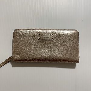 Kate Spade Rose Gold Continental Wallet